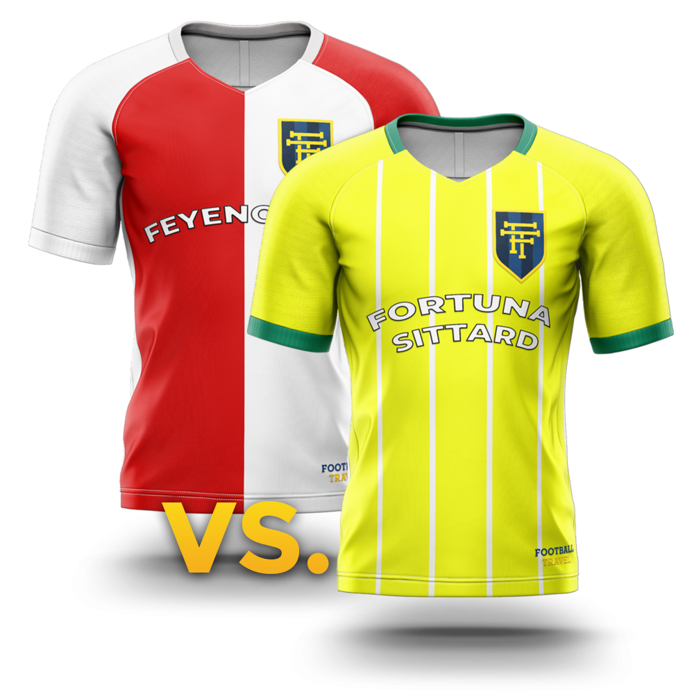 Feyenoord - Fortuna Sittard fodboldrejse i Rotterdam