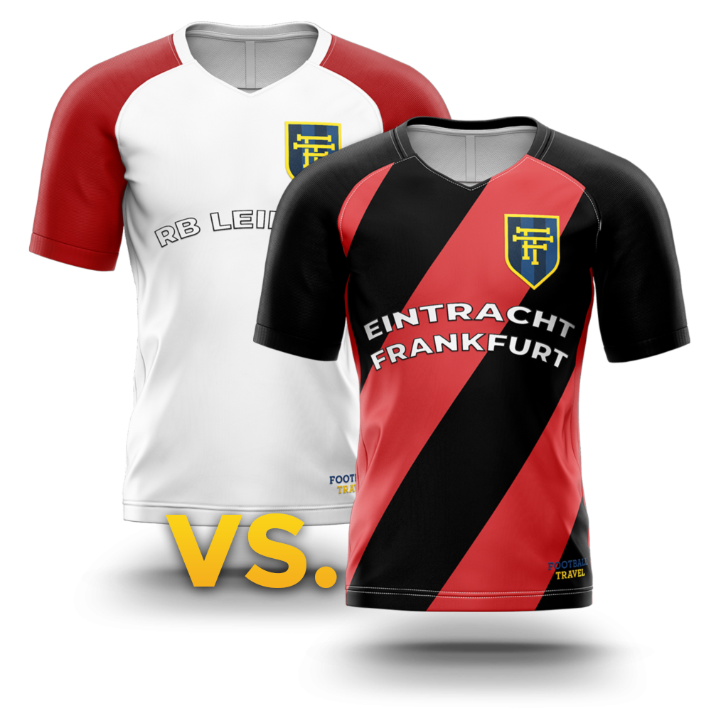 RB Leipzig - Frankfurt fodboldrejse i Leipzig