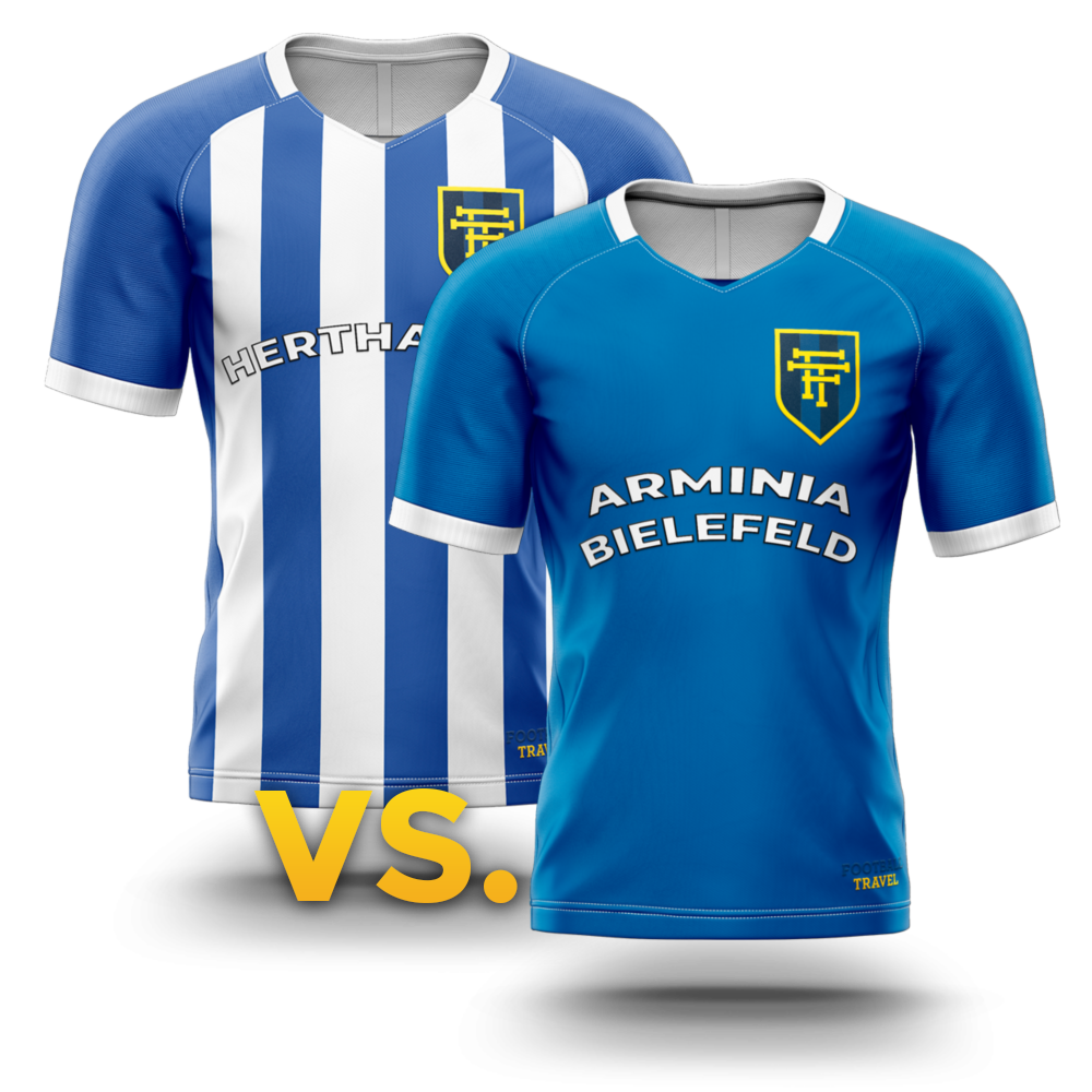 Hertha Berlin - Arminia Bielefeld fodboldrejse i Berlin
