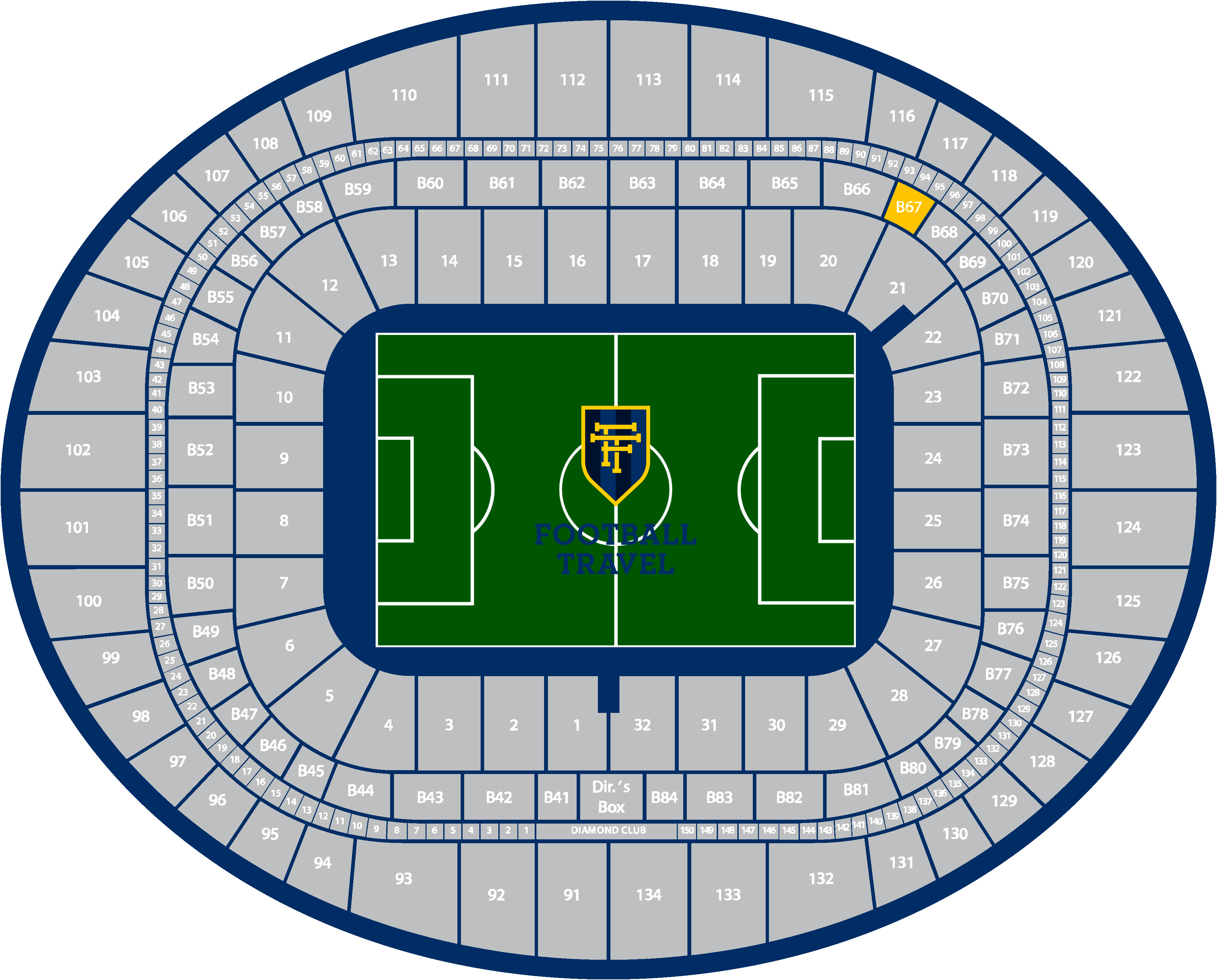 Thumbnail image of Cannon Club Level Package Block 67