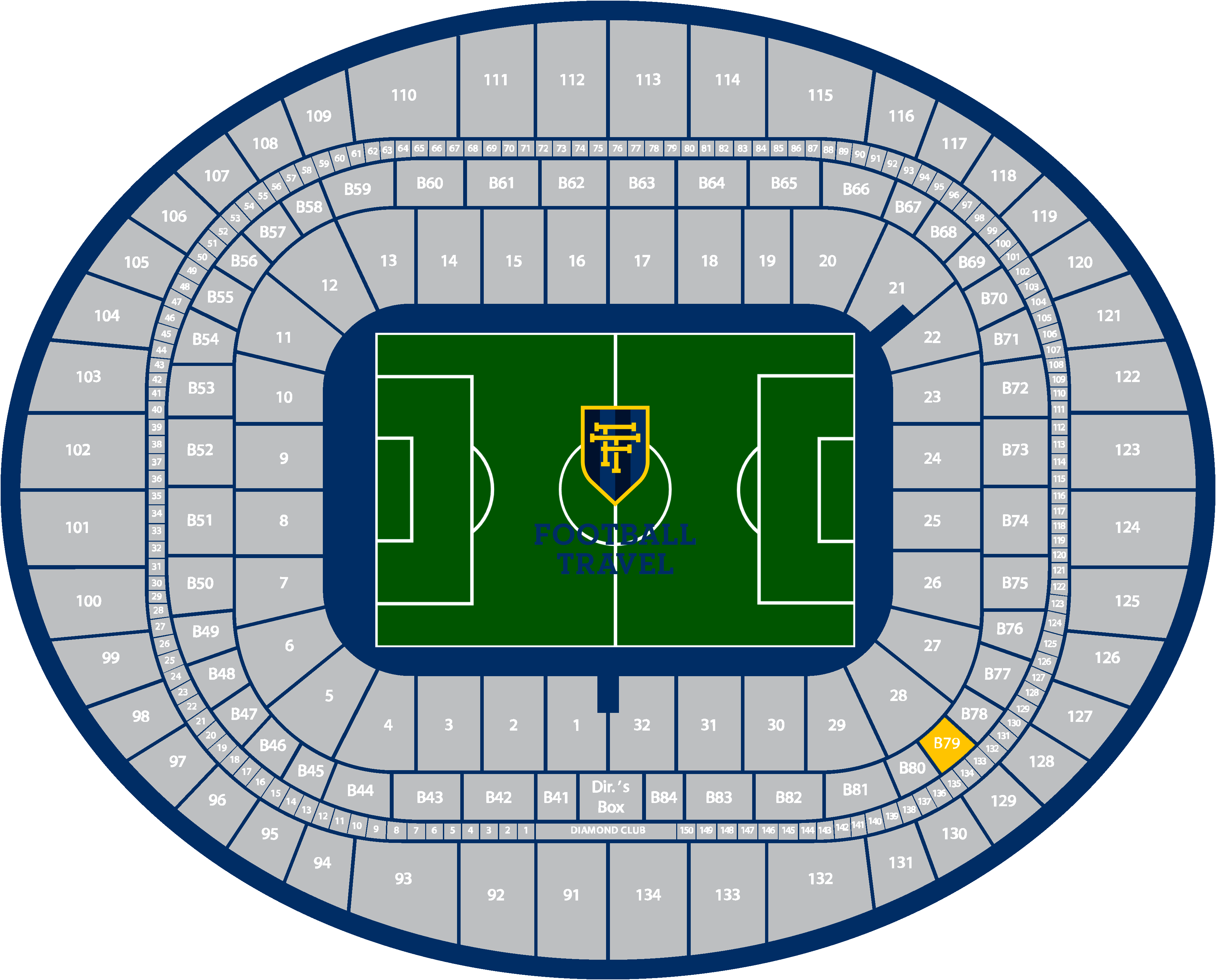 Thumbnail image of Cannon Club Level Package Block 79