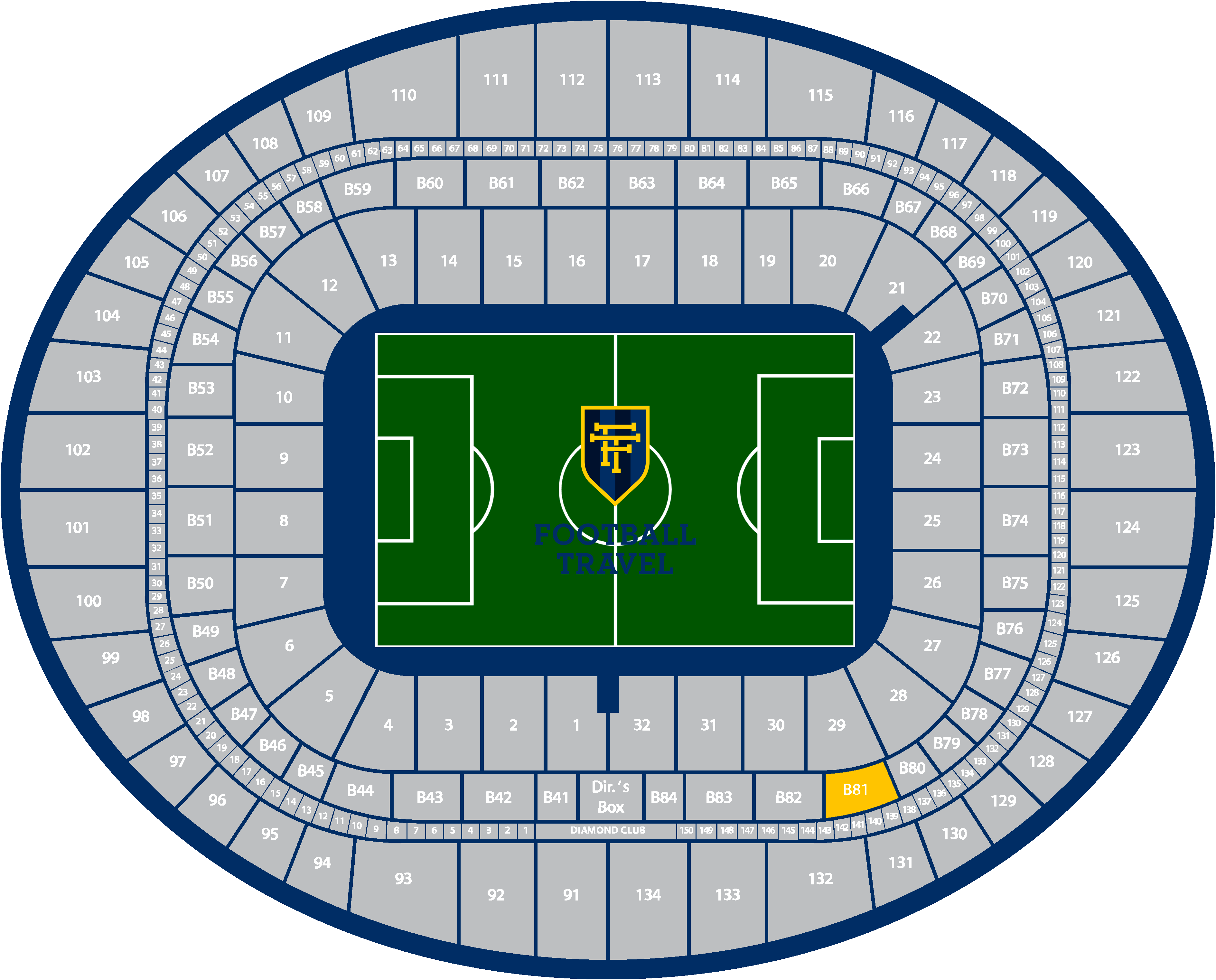 Thumbnail image of Cannon Club Level Package Block 81