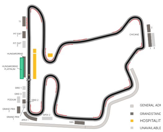 Thumbnail image of Hero Package - Hungaroring Platinum