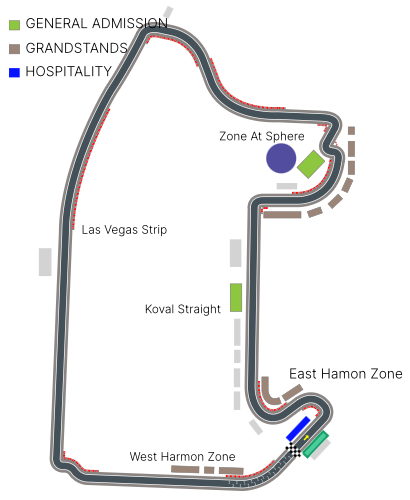 Thumbnail image of Heineke Silver Main Grandstand - incl. LV Strip Helicopter Flight