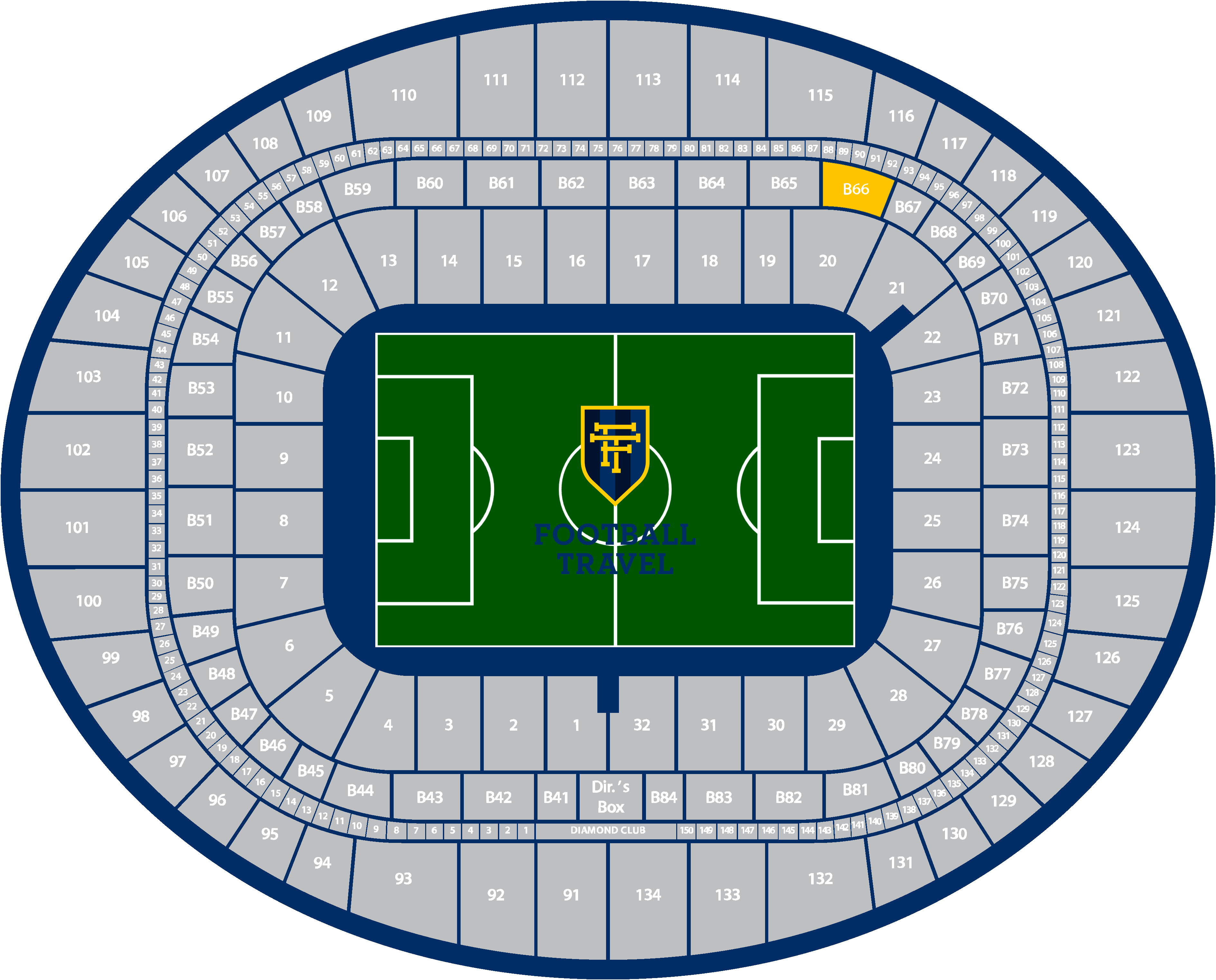 Thumbnail image of Cannon Club Level Block 66 - Woolwich Restaurant Package