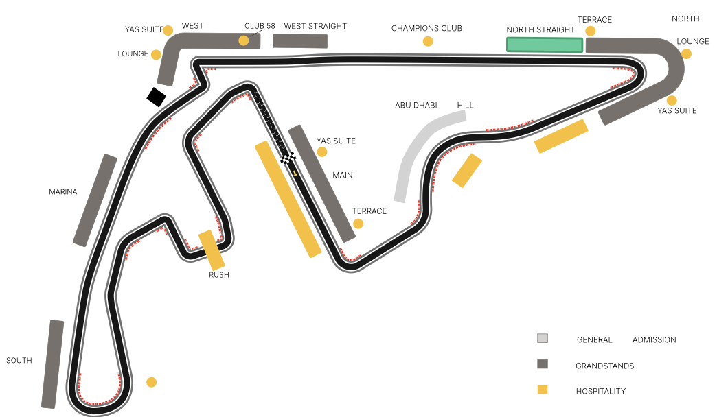 Thumbnail image of North Straight Grandstand
