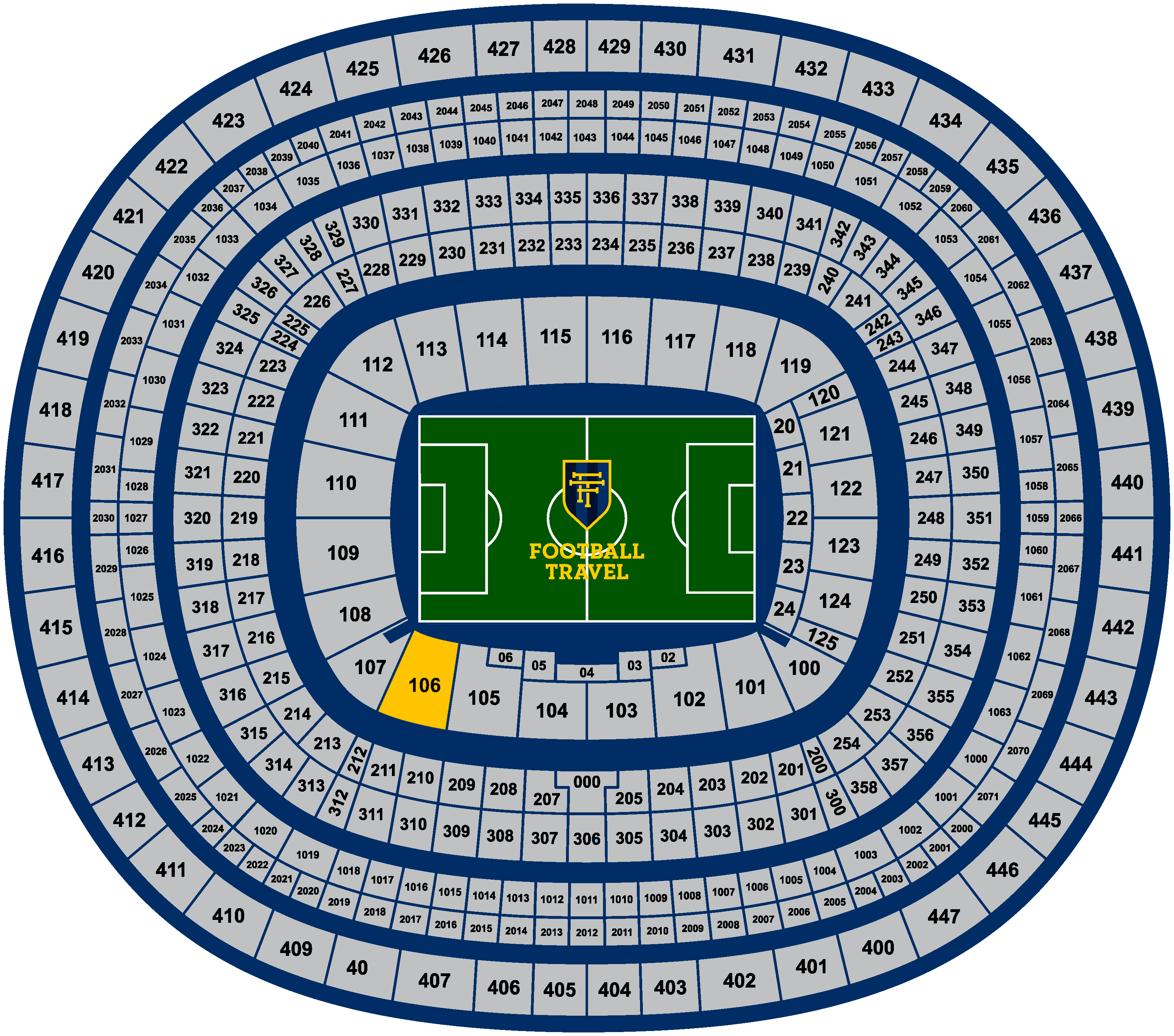 Thumbnail image of Official Tribune Lower Block 106