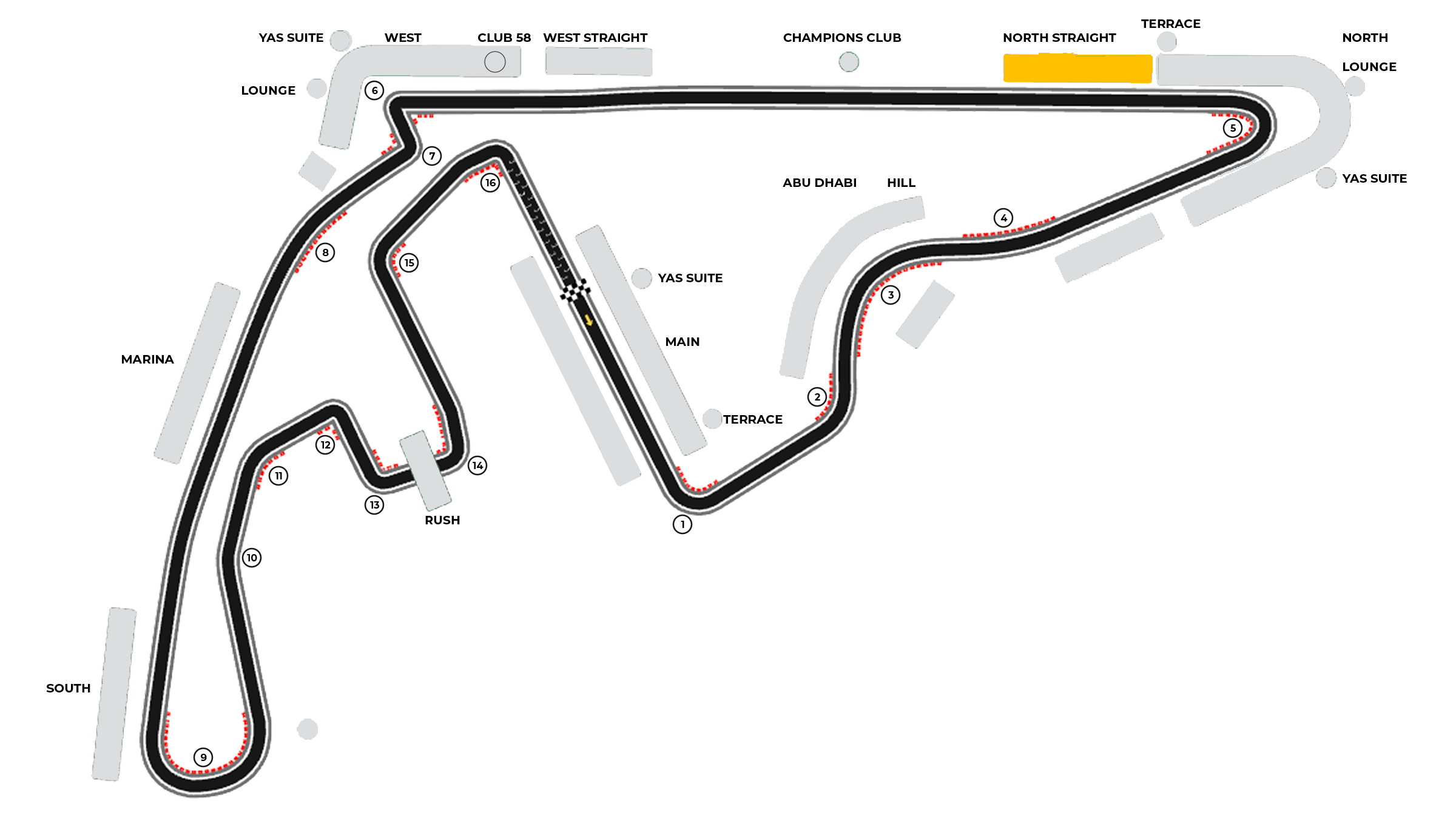 Thumbnail image of North Straight Grandstand