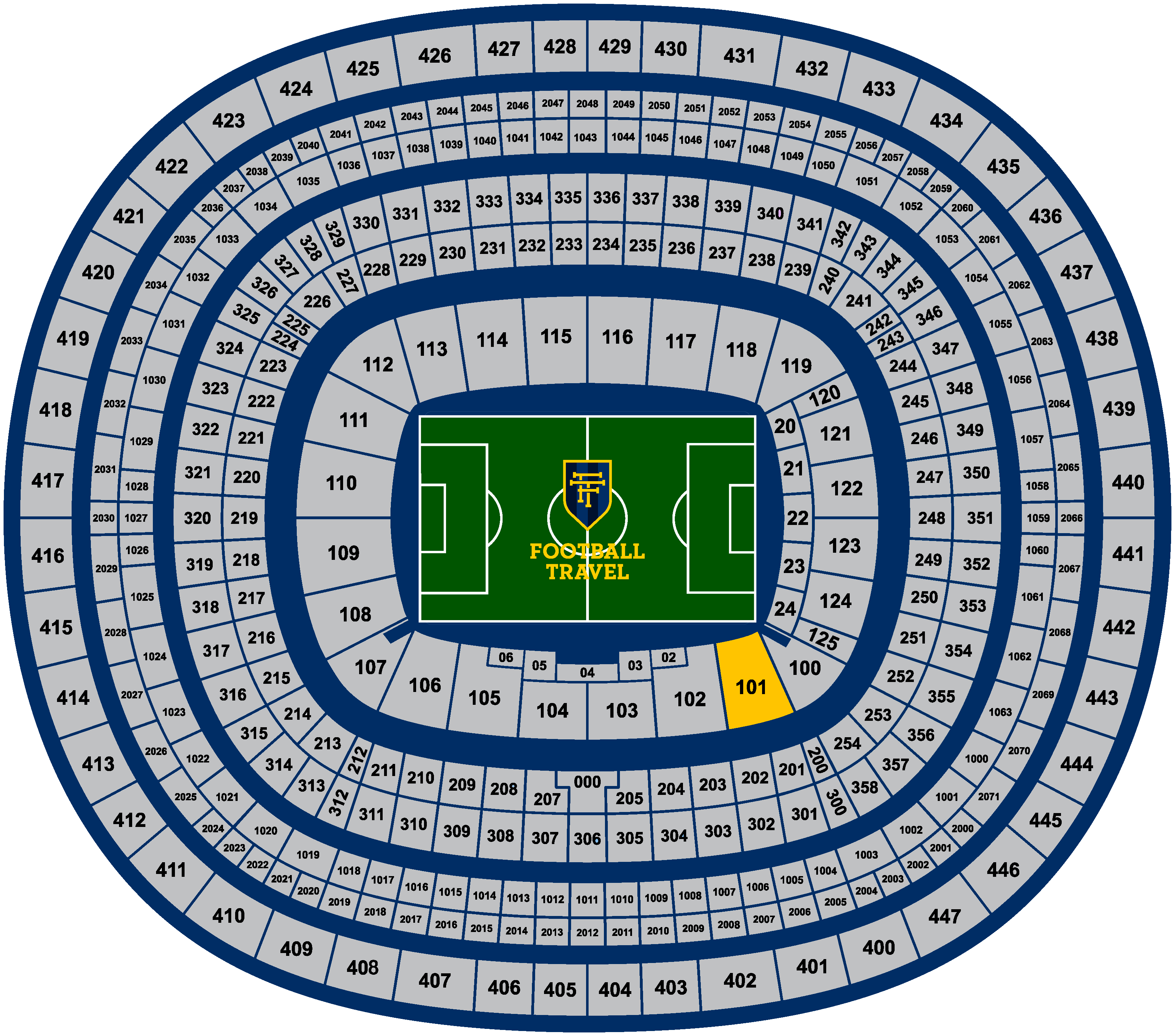 Thumbnail image of Official Tribune Lower Block 101