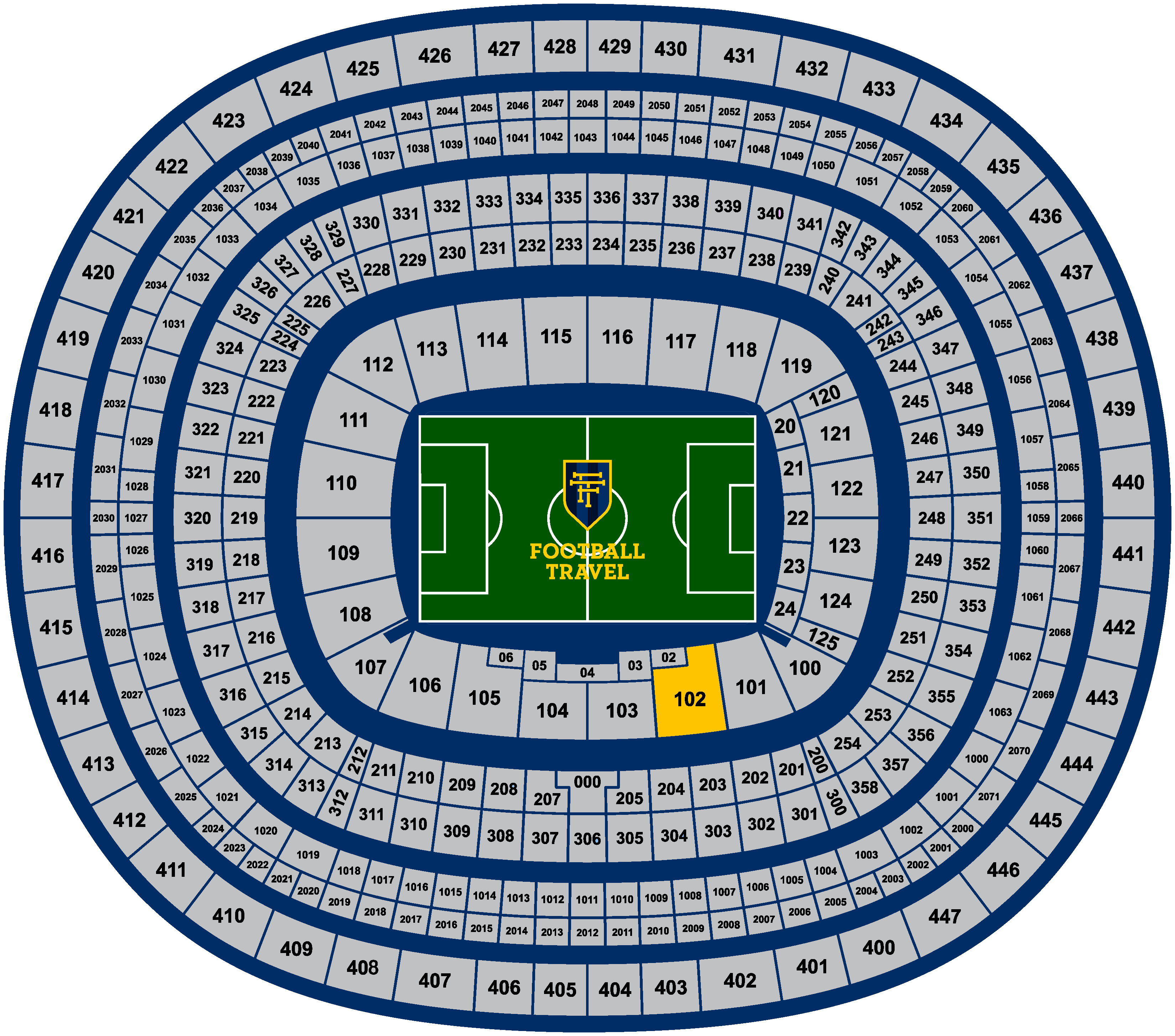 Thumbnail image of Official Tribune Lower Block 102