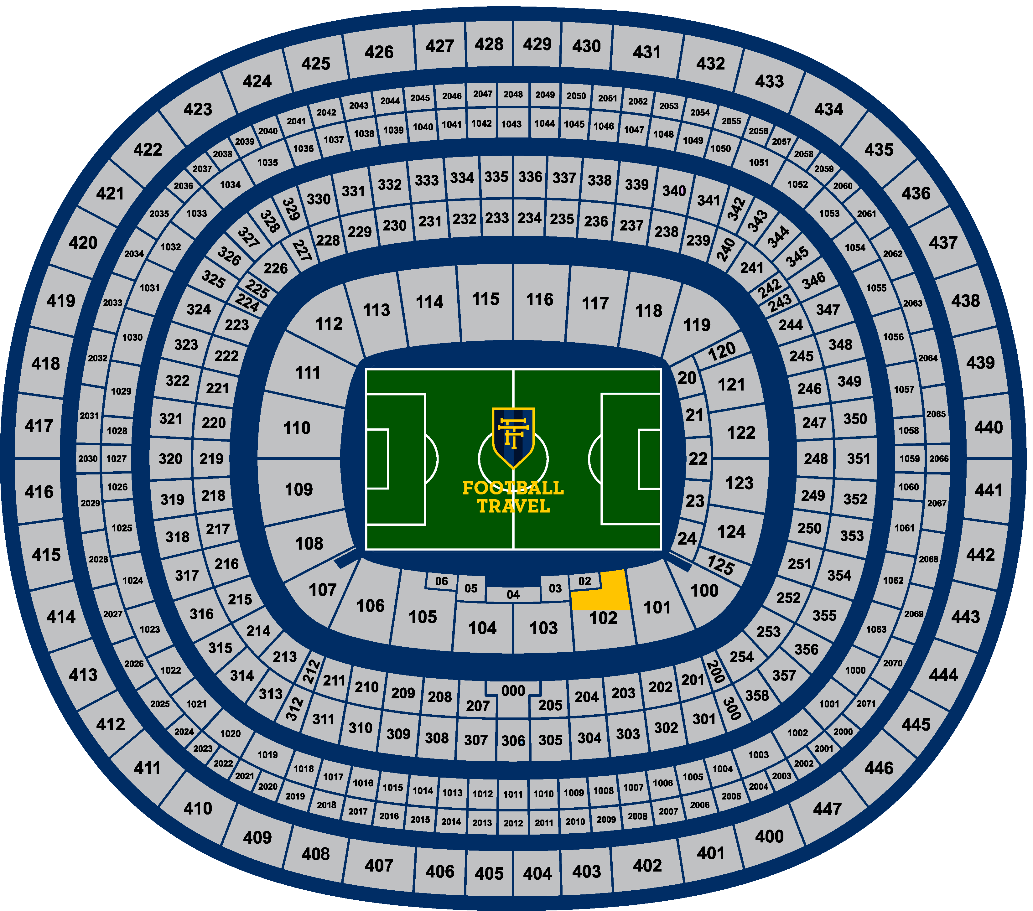Thumbnail image of Official Tribune Block 102 – Premium Seats
